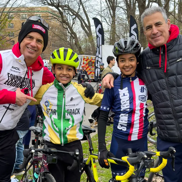 Star Track Cycling with Philip Castaldi and Richard Wolf at Prospect Park Road Race 7 Apr 2024